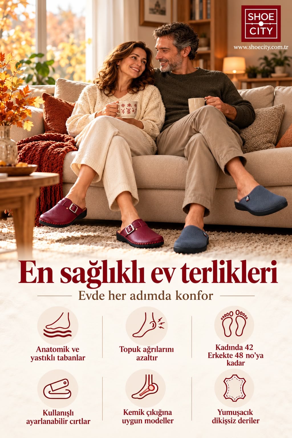 Sağlıklı Ev Terlikleri