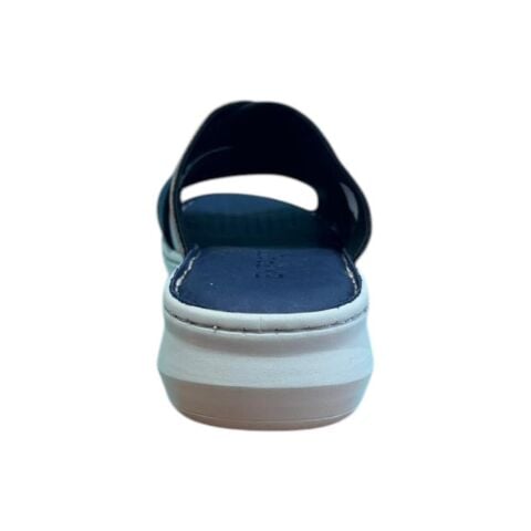 EXTRAFIT Geniş Kalıp Kadın Terlik 8108 Lacivert Deri - 41