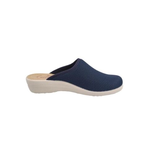 FLY FLOT Cloth Önü Kapalı Kadın Terlik T4-368 Lacivert Kumaş - 36