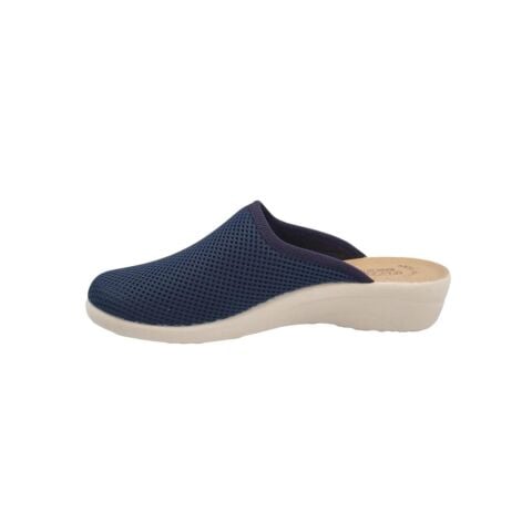 FLY FLOT Cloth Önü Kapalı Kadın Terlik T4-368 Lacivert Kumaş - 36