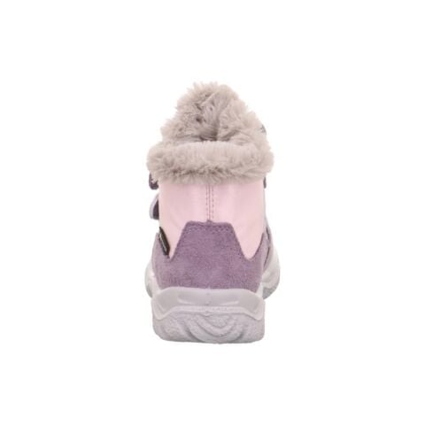 SUPERFIT Husky Geniş Kalıp Gore-Tex Kız Çocuk Cırtlı Kürklü Kar Botu 1-006061-1 (19-23) Lila Süet - 23