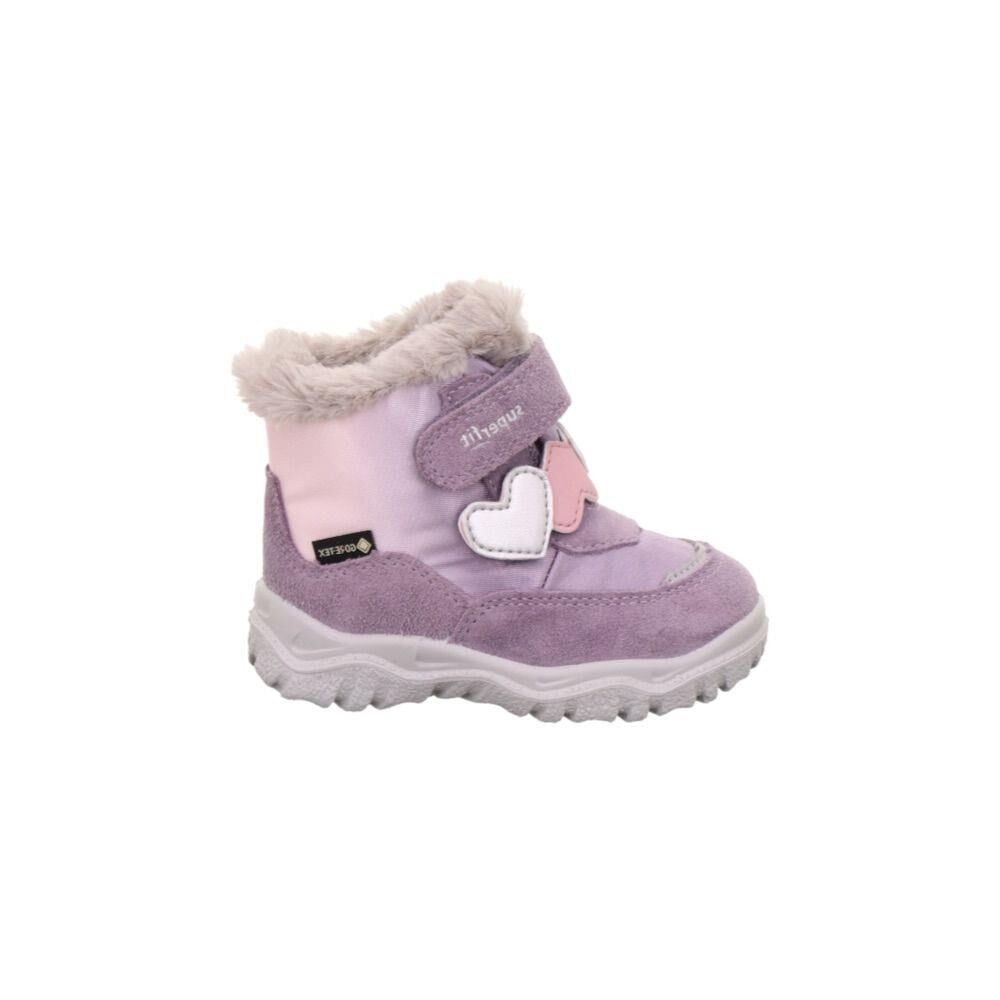 SUPERFIT Husky Geniş Kalıp Gore-Tex Kız Çocuk Cırtlı Kürklü Kar Botu 1-006061-3 (26-30)