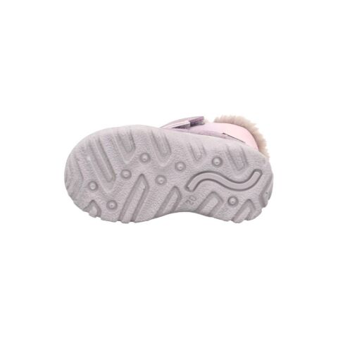 SUPERFIT Husky Geniş Kalıp Gore-Tex Kız Çocuk Cırtlı Kürklü Kar Botu 1-006061-3 (26-30) Lila Süet - 27