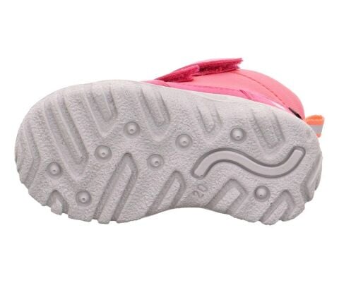 SUPERFIT Husky Orta Genişlik Sympatex Kız Çocuk Cırtlı Kar Botu 1-006047-1 (19-23) Pembe Turuncu Kumaş - 21