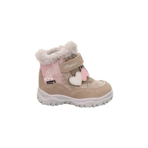 SUPERFIT Husky Geniş Kalıp Gore-Tex Kız Çocuk Cırtlı Kürklü Kar Botu 1-006061-3 (26-30)