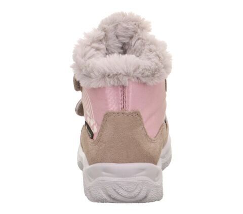 SUPERFIT Husky Geniş Kalıp Gore-Tex Kız Çocuk Cırtlı Kürklü Kar Botu 1-006061-3 (26-30)