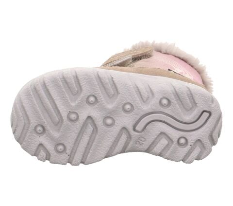 SUPERFIT Husky Geniş Kalıp Gore-Tex Kız Çocuk Cırtlı Kürklü Kar Botu 1-006061-3 (26-30)