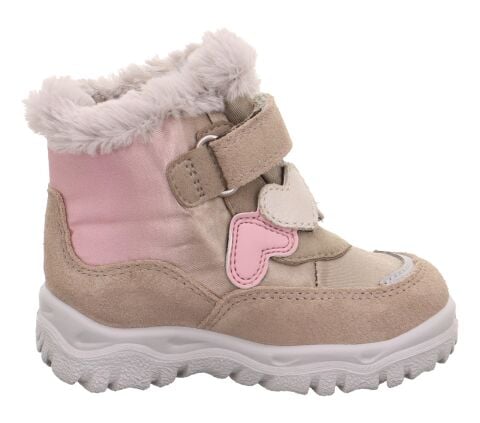 SUPERFIT Husky Geniş Kalıp Gore-Tex Kız Çocuk Cırtlı Kürklü Kar Botu 1-006061-2 (24-25)