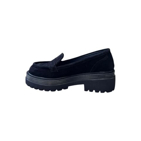 EXTRAFIT Kadın Küçük ve Büyük Numara Kuşaklı Loafer Ayakkabı 6310