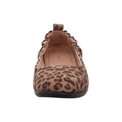 LEGERO Ciara Kadın Lastikli Babet Ayakkabı 2-000460-1 LEOPAR SÜET - 37