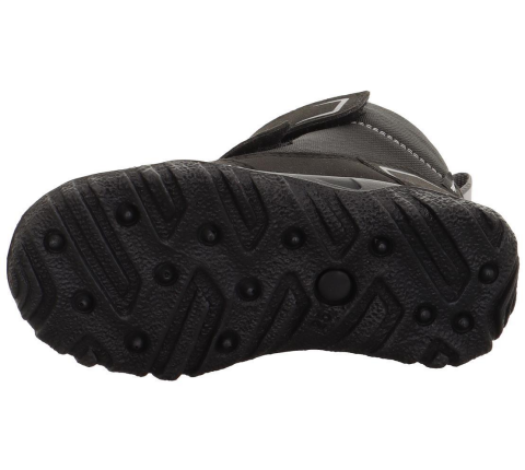 SUPERFIT Husky Orta Genişlik Sympatex Erkek Çocuk Cırtlı Kar Botu 1-006081-2 (31-35) Siyah Gri Kumaş - 33