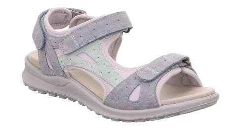 LEGERO Siris Kadın Cırtlı Spor Sandalet 2-600732 MAVİ KOMBİ SÜET - 36