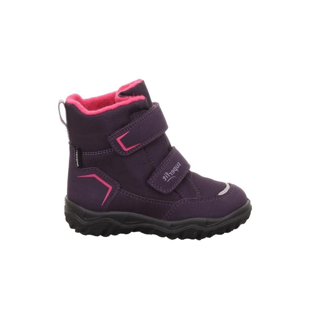 SUPERFIT Husky Orta Genişlik Sympatex Kız Çocuk Cırtlı Kar Botu 1-006081-2 (31-35) LİLA PEMBE KUMAŞ - 32