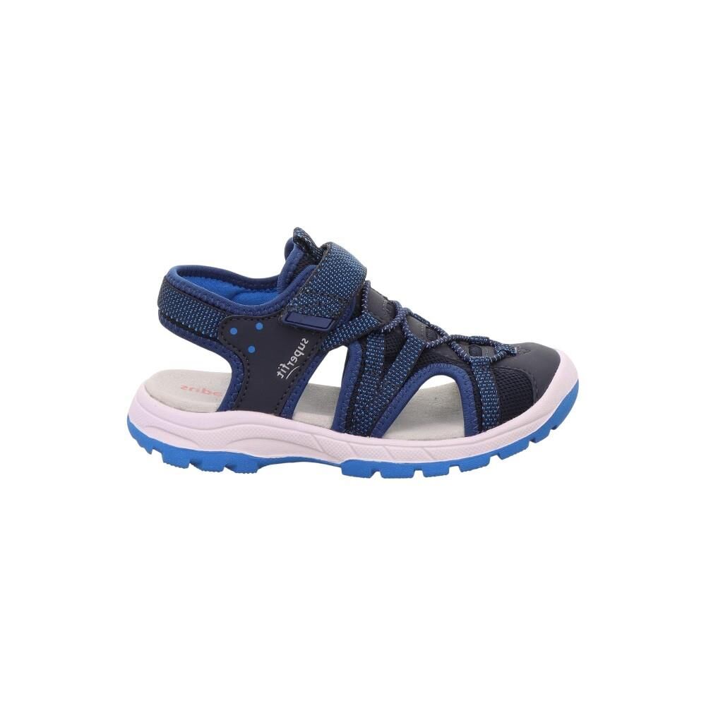 SUPERFIT Tornado Light Medium (Orta) Erkek Cırtlı Önü Kapalı Sandalet 1-009029-1 (26-30) Lacivert Kumaş - 27