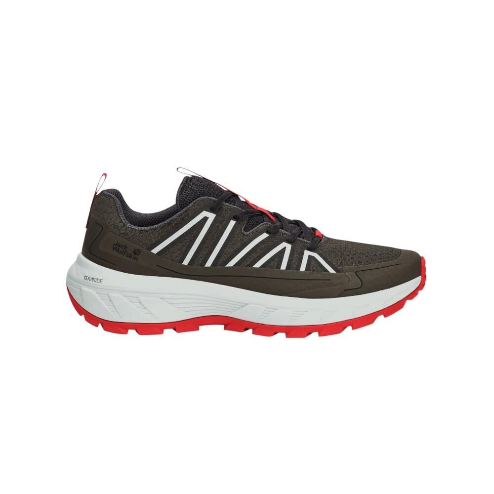 JACK WOLFSKIN Wild Hike Low M Büyük Numara Erkek Outdoor Ayakkabı A65579 Haki Kumaş - 46