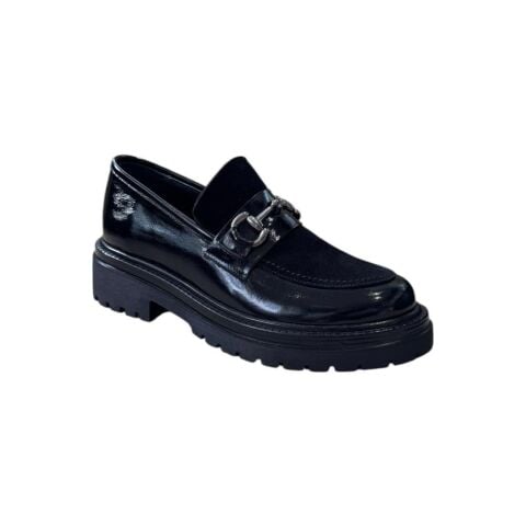 EXTRAFIT Kadın Kalın Tabanlı Tokalı Loafer Ayakkabı 264-1