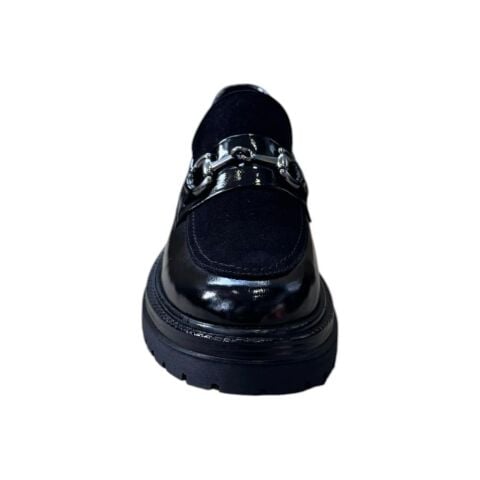 EXTRAFIT Kadın Kalın Tabanlı Tokalı Loafer Ayakkabı 264-1