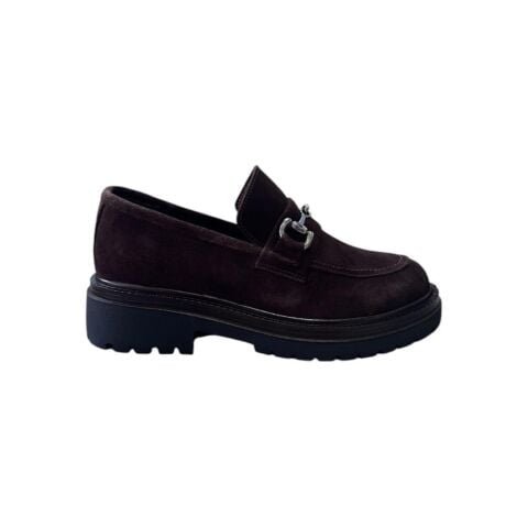 EXTRAFIT Kadın Kalın Tabanlı Tokalı Loafer Ayakkabı 264-1