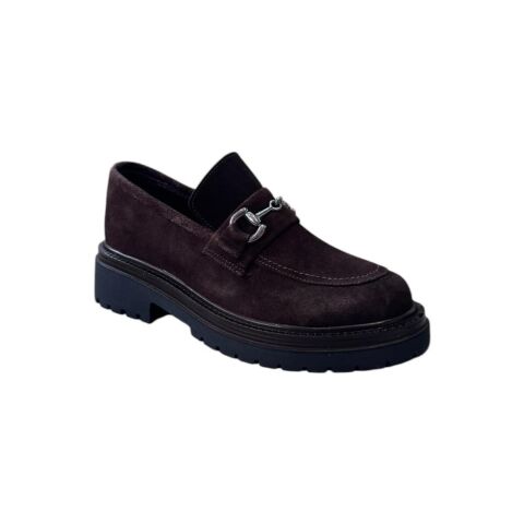 EXTRAFIT Kadın Kalın Tabanlı Tokalı Loafer Ayakkabı 264-1