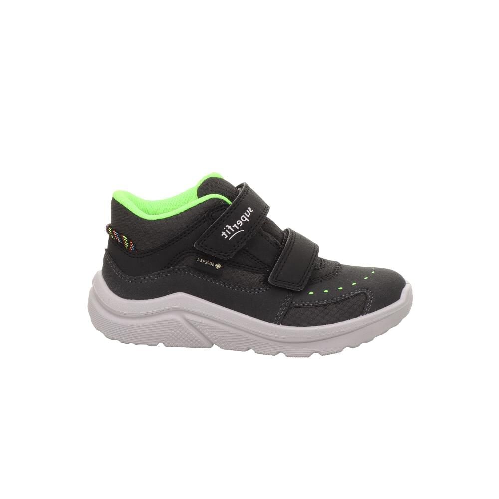 SUPERFIT Kicks Wide (Geniş Kalıp) Gore-Tex Erkek Cırtlı Spor Ayakkabı 006099-1 (25-30) Gri Yeşil Kumaş - 27