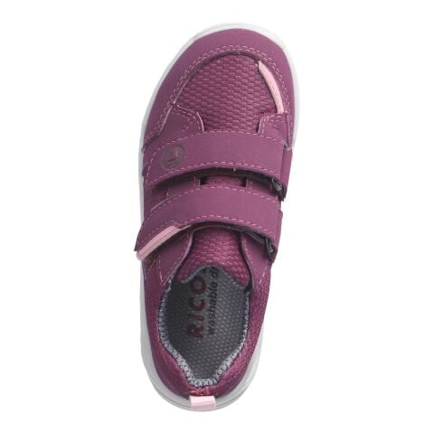 RICOSTA Bonno Orta Genişlik Ricosta-Tex Kız Çocuk Cırtlı Spor Ayakkabı 6900502 Mor Kumaş - 34