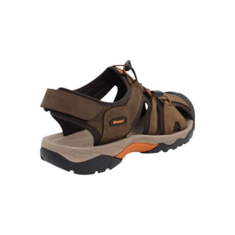 BEPPI Önü Kapalı Lastikli Erkek Sandalet 2204590 Kahve Deri - 42