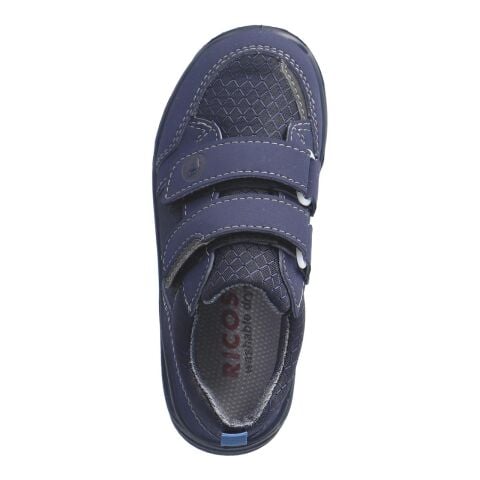 RICOSTA Bonno Geniş Kalıp Ricosta-Tex Erkek Çocuk Cırtlı Spor Ayakkabı 6900503 Lacivert Kumaş - 31