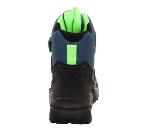 SUPERFIT Rocket Geniş Kalıp Gore-Tex Erkek Çocuk Cırtlı Kar Botu 1-000402-2 (36-41) Mavi Yeşil Kumaş - 38