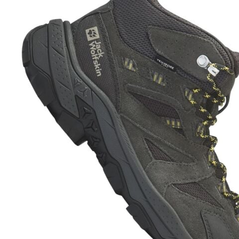 JACK WOLFSKIN Vojo Tour Texapore Mid M Büyük Numara Erkek Outdoor Bot A62072 Füme Süet Kumaş - 50