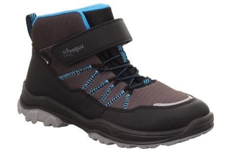 SUPERFIT Jupiter Wide (Geniş Kalıp) Gore-tex Erkek Cırtlı Bot 1-000055-03 (36 -42) SİYAH TURKUAZ KUMAŞ - 41