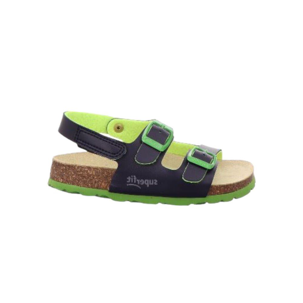 Süperfit Bios Medium Tokalı ve Cırtlı Sandalet: 0-600124L LACIVERT YESIL - 28