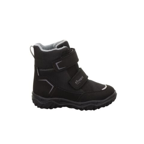 SUPERFIT Husky Orta Genişlik Sympatex Erkek Çocuk Cırtlı Kar Botu 1-006081-3 (36-42) Siyah Gri Kumaş - 36