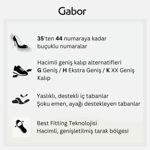 GABOR Best Fitting Kadın Topuklu Sandalet 81.713