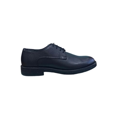 TRIPY Erkek Bağcıklı Ayakkabı 108-252 Siyah Deri - 42