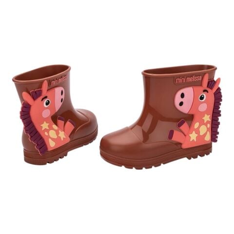 MELISSA Welly Wonderland Kız Çocuk Yağmur Çizmesi BK796 Kahve - 24