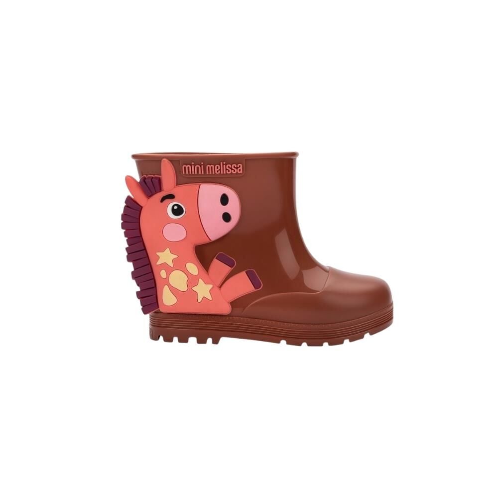MELISSA Welly Wonderland Kız Çocuk Yağmur Çizmesi BK796 Kahve - 22-23