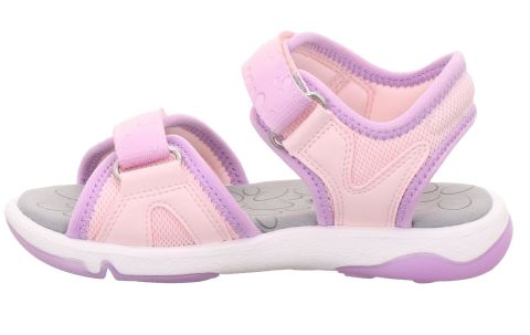 SUPERFIT Pebbles Medium (Orta) Kız Cırtlı Sandalet 1-009540-2 (31-35)