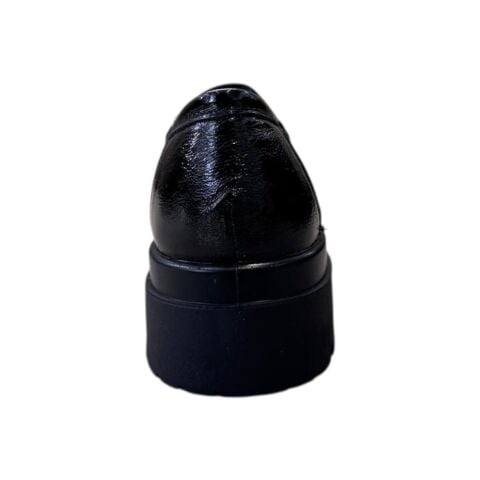 IMAC Saba Kadın Tokalı Loafer Ayakkabı 857240 Siyah Rugan - 38
