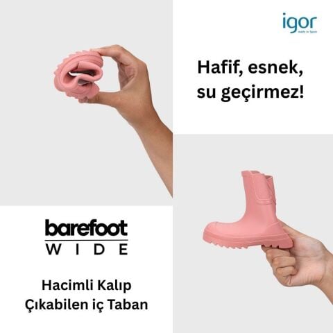 IGOR Verona Kız Çocuk Yağmur Çizmesi W10334 Pembe - 28