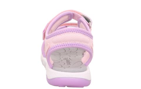 SUPERFIT Pebbles Medium (Orta) Kız Cırtlı Sandalet 1-009540-1 (25-30) PEMBE KUMAS - 26