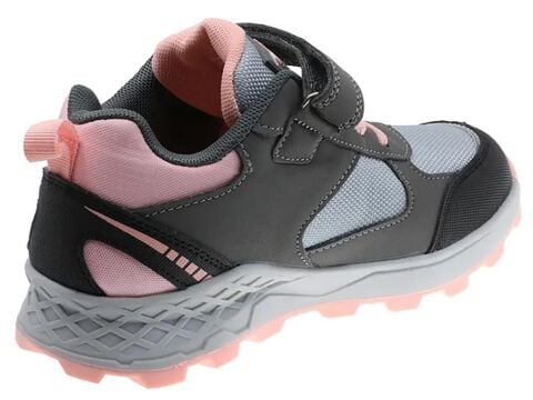 BEPPI Dry-Tex Lastikli Cırtlı Outdoor Kız Spor Ayakkabı 3030 Gri Pembe Kumaş - 28