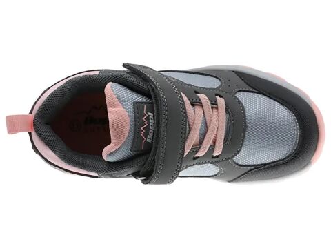 BEPPI Dry-Tex Lastikli Cırtlı Outdoor Kız Spor Ayakkabı 3030 Gri Pembe Kumaş - 28