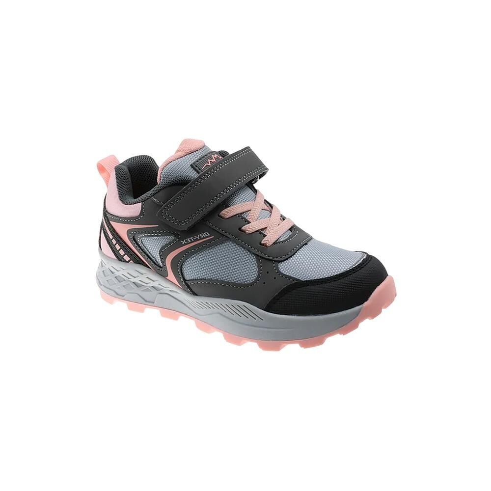 BEPPI Dry-Tex Lastikli Cırtlı Outdoor Kız Spor Ayakkabı 3030 Gri Pembe Kumaş - 28