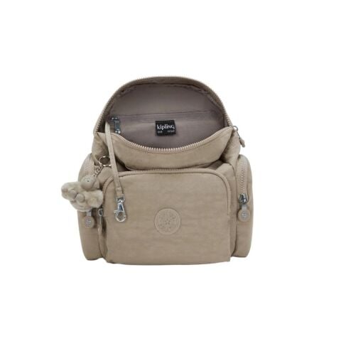 KIPLING City Zip Mini Basic Kadın Sırt Çantası KI6046 KOYU BEJ KUMAŞ