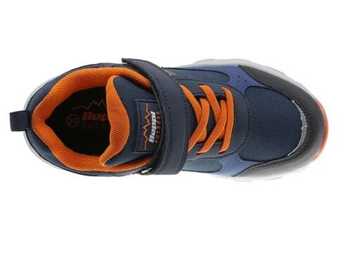 BEPPI Dry-Tex Lastikli Cırtlı Outdoor Erkek Spor Ayakkabı 3031 Lacivert Turuncu Kumaş - 31