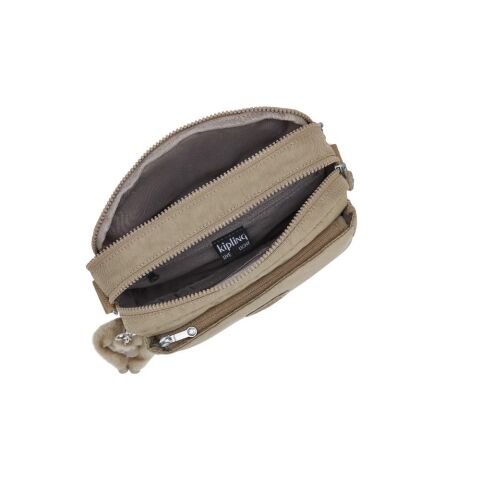 KIPLING Abanu Basic Kadın Çapraz Omuz Çantası KI4208 KOYU BEJ KUMAŞ