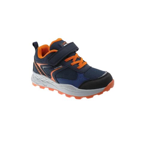 BEPPI Dry-Tex Lastikli Cırtlı Outdoor Erkek Spor Ayakkabı 3031 Lacivert Turuncu Kumaş - 31