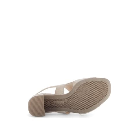GABOR Best Fitting Kadın Topuklu Sandalet 61.712 Bej Süet - 43