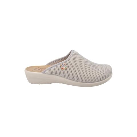 FLY FLOT Cloth Önü Kapalı Kadın Terlik T4-368 Gri Kumaş - 40
