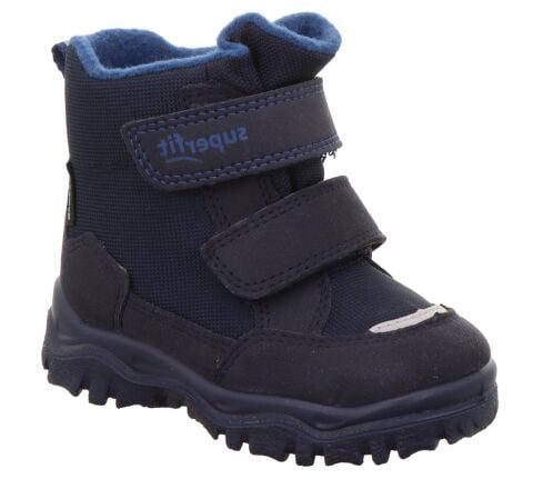 SUPERFIT Husky Orta Genişlik Sympatex Erkek Çocuk Cırtlı Kar Botu 1-006047-1 (19-23) Lacivert Kumaş - 23
